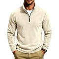 Wayne - Men's Quarter-Zip Fleece Sweatshirt 1