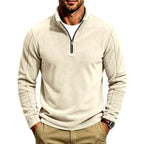 Wayne - Men's Quarter-Zip Fleece Sweatshirt 1
