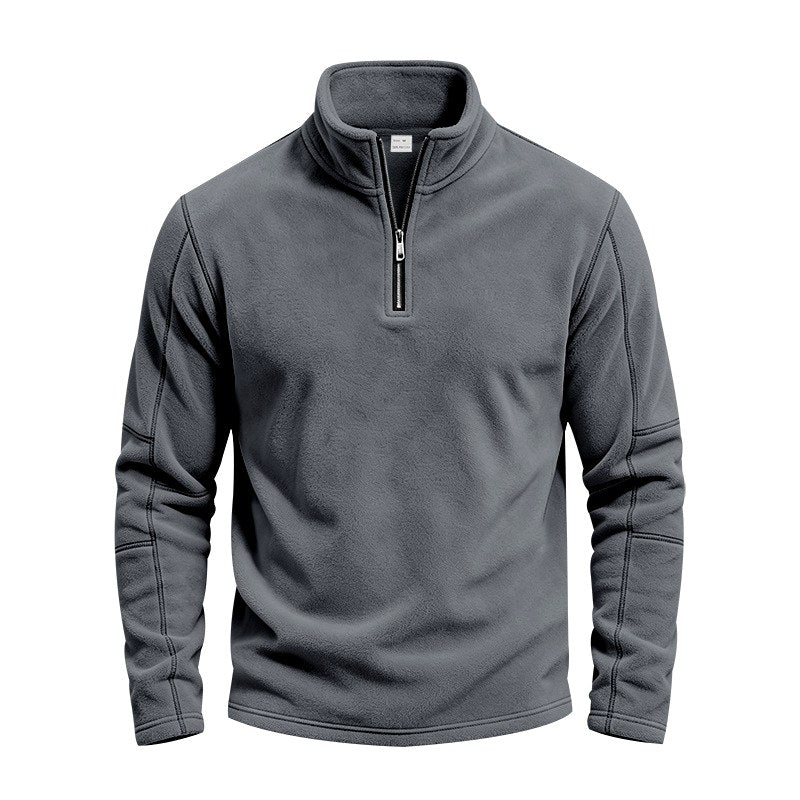 Wayne - Men's Quarter-Zip Fleece Sweatshirt 10