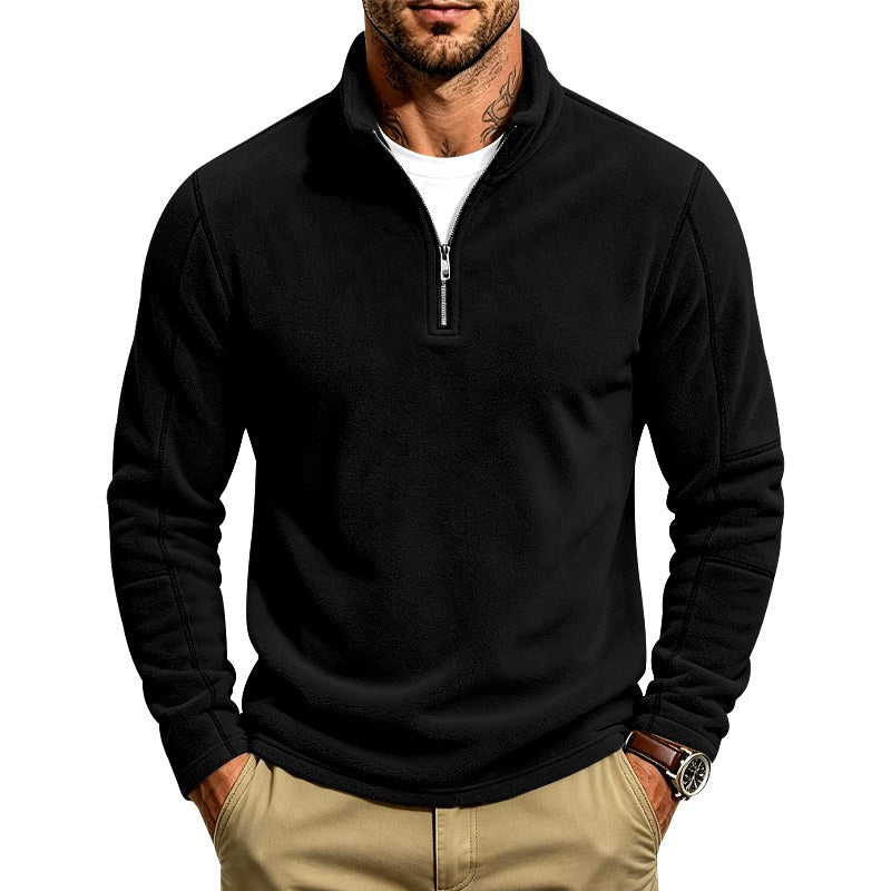 Wayne - Men's Quarter-Zip Fleece Sweatshirt 2