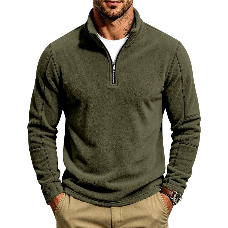 Wayne - Men's Quarter-Zip Fleece Sweatshirt 3