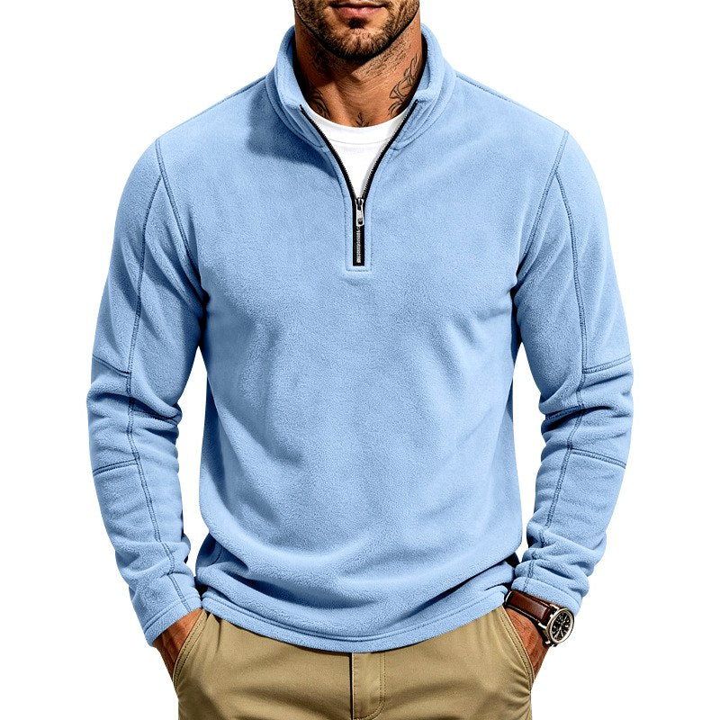 Wayne - Men's Quarter-Zip Fleece Sweatshirt 4