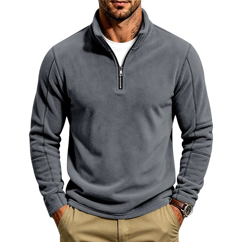 Wayne - Men's Quarter-Zip Fleece Sweatshirt 5