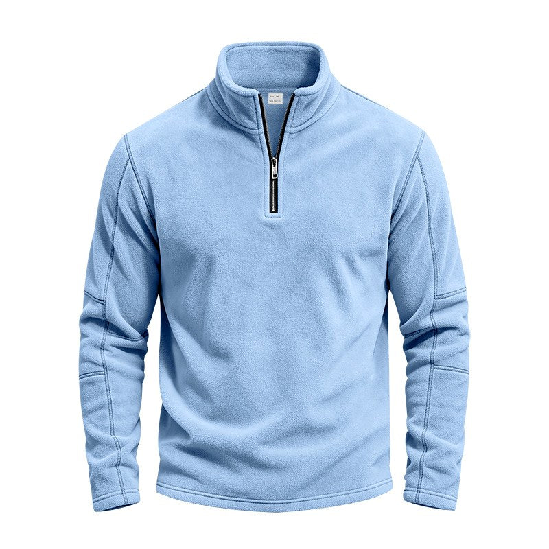 Wayne - Men's Quarter-Zip Fleece Sweatshirt 8